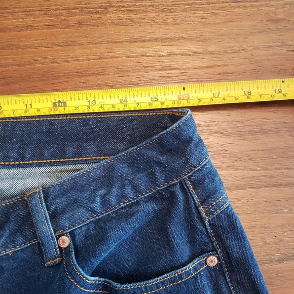 Cabi Malibu Jean Dark Wash Boyfriend Distress Size 8 - Picture 7 of 8